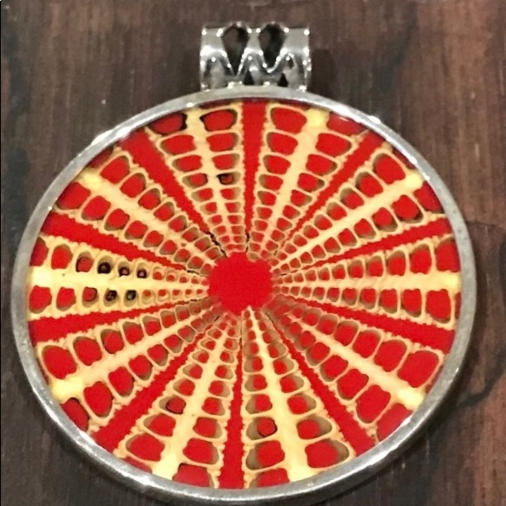 SILPADA LARGE BOLD SUNDIAL PENDANT .925 Sterling